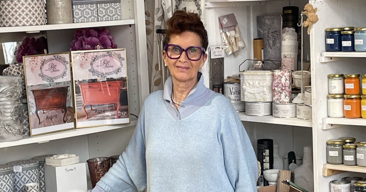 Erstein. Upcycling workshops with Lydia Dénarié, from La Rose poudrée