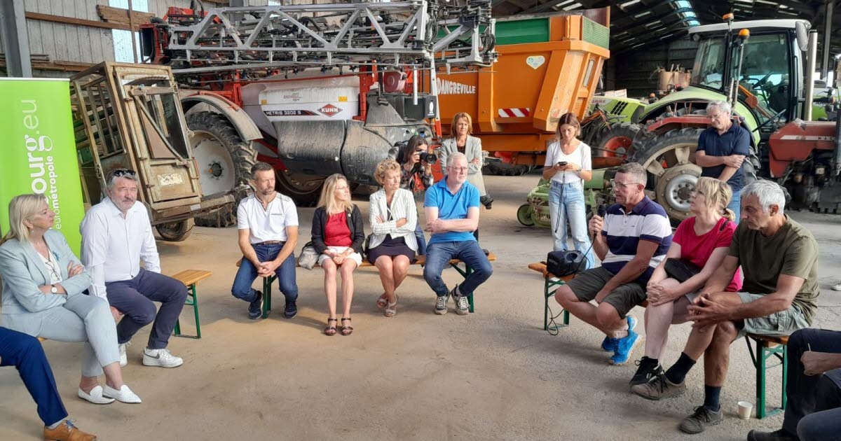 Vendenheim. Pia Imbs trifft Landwirte, die sich für den Umweltschutz engagieren.