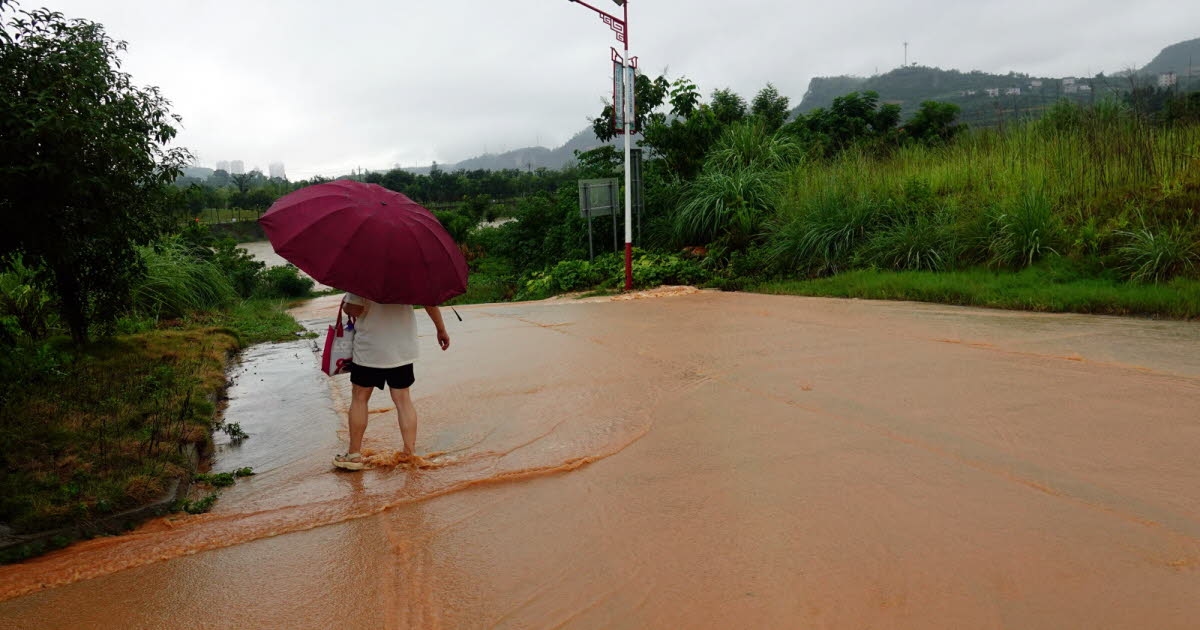 China: Al menos ocho muertos y cuatro desaparecidos por inundaciones en el norte del país