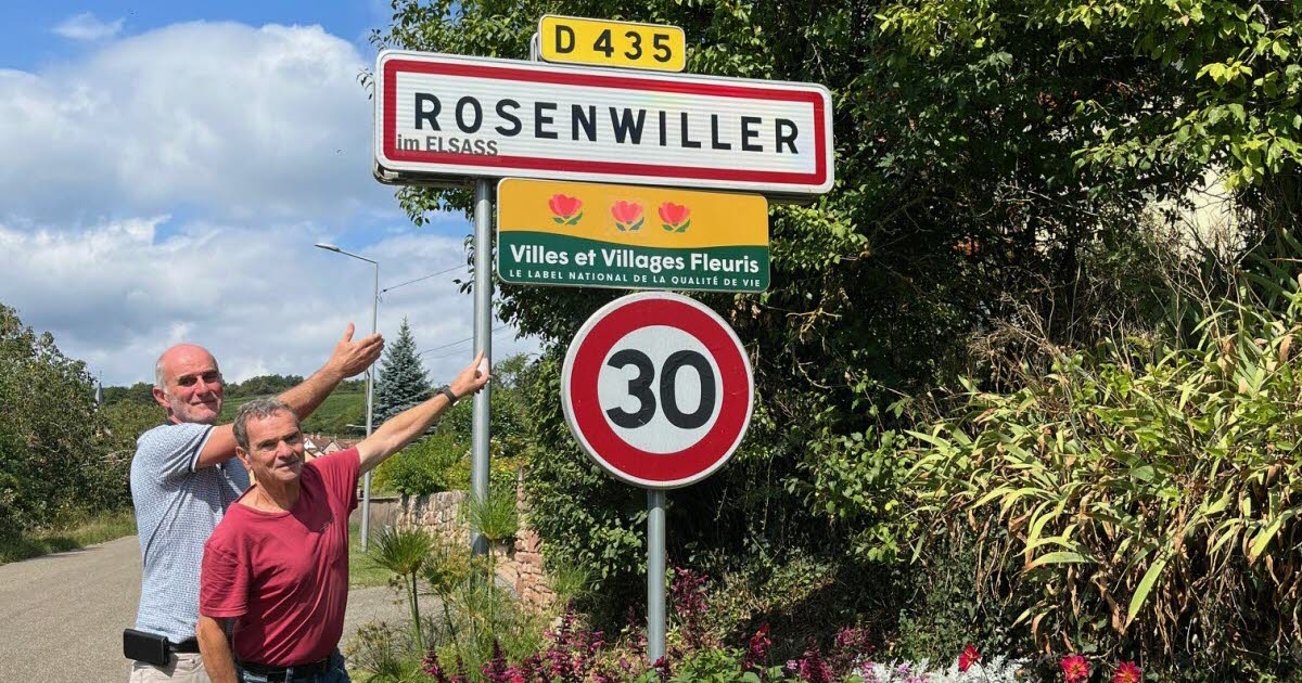 Rosenwiller. Köy üçüncü çiçeği kazandı