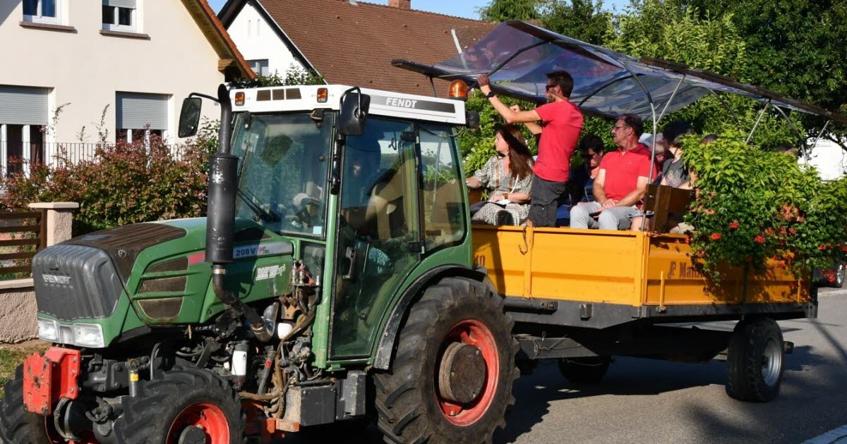 Marlenheim und Umgebung. Blumenwettbewerb: Die Jury beginnt ihren Rundgang