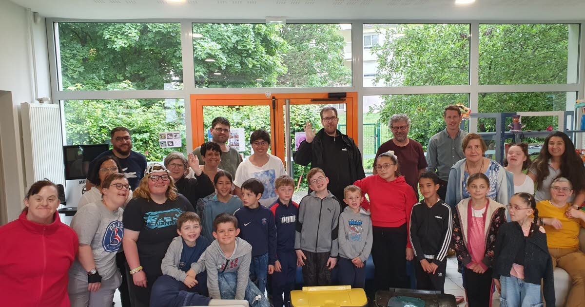 Blanzy. Natur im Tageszentrum und Gemeindezentrum