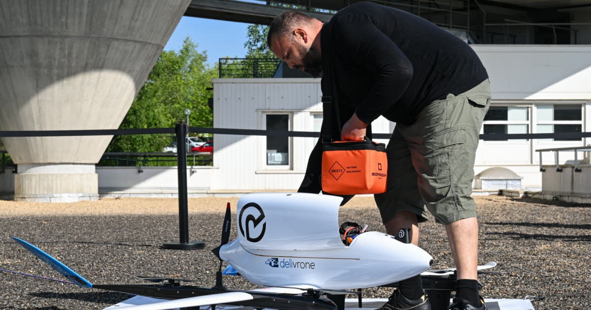 Sévrey/Montceau-les-Mines. Por primera vez en Borgoña-Franco Condado: un dron de transporte médico ha despegado