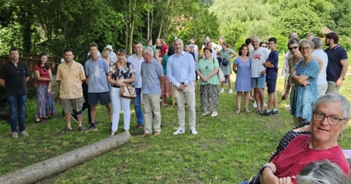 Bourgvilain. O espaço natural Le P'tit Vallon foi inaugurado