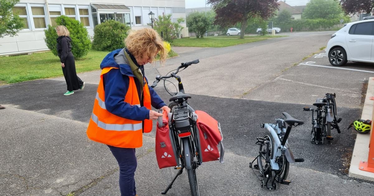 Autun. Cérémas Ziel: Ein Drittel der Mitarbeiter soll mit dem Fahrrad zur Arbeit kommen