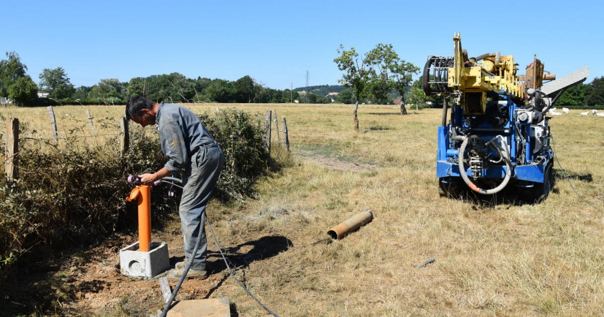 Gueugnon. A medida que el Arroux se convierte en un recurso hídrico frágil, se está gestando un proyecto de captación de agua subterránea.