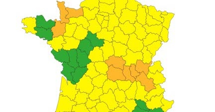 Wetter. Regen, Überschwemmungen und Gewitter: Neun Departements am Samstag in Alarmbereitschaft