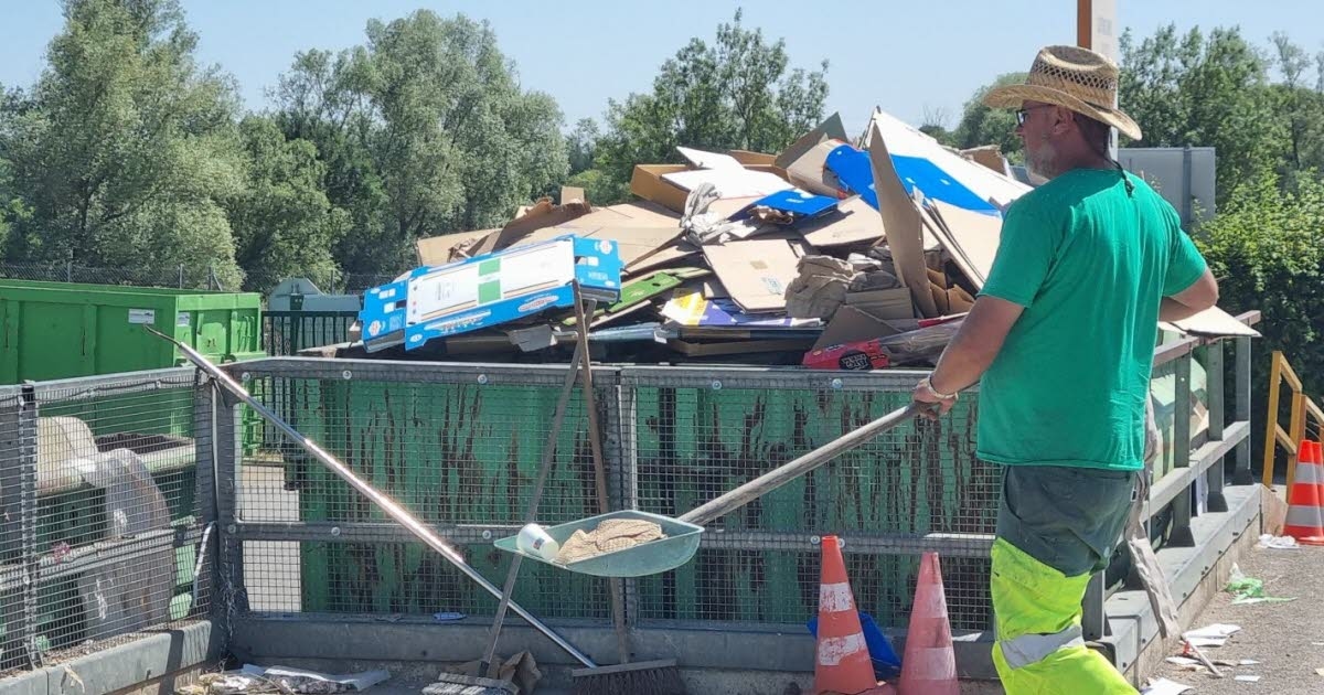 Louhannais: Aşırı sıcaklar nedeniyle geri dönüşüm merkezleri çalışma saatlerini değiştiriyor