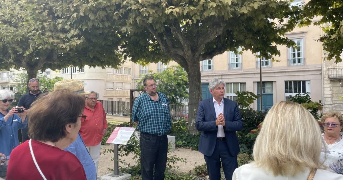Chalon-sur-Saône. Die Ufer der Saône sind mit sechs Themengärten geschmückt