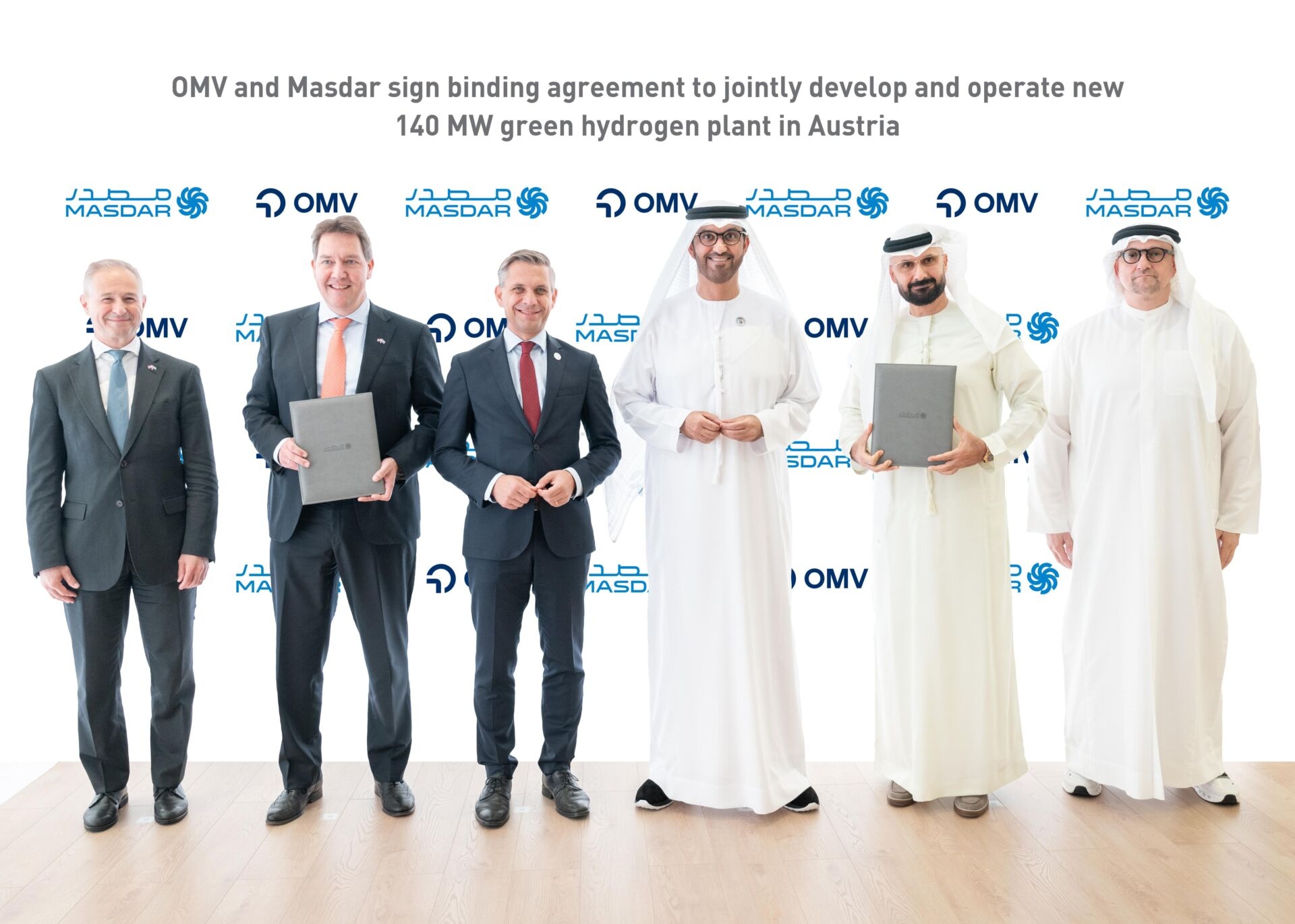 OMV y Masdar construirán una planta de hidrógeno verde en Austria.