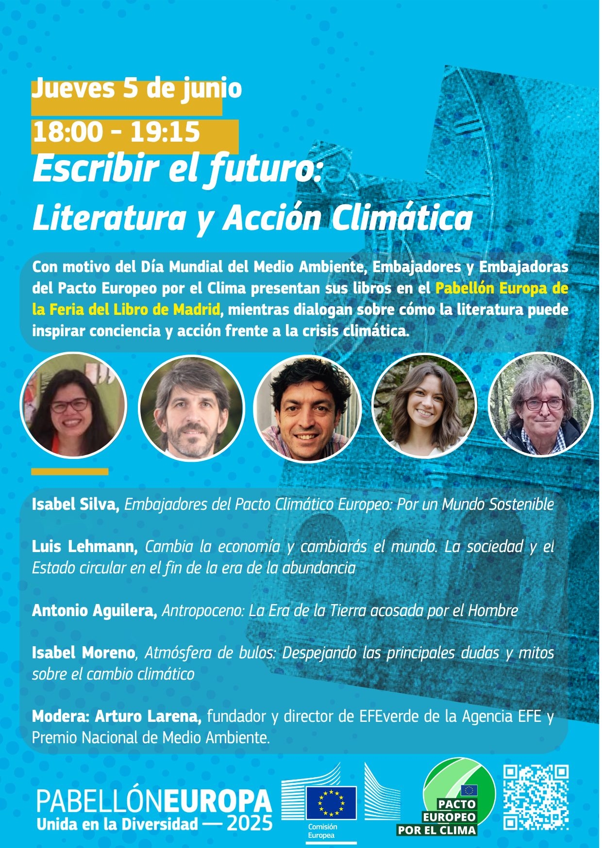 Literature for climate change: European Climate Pact ambassadors present their books on World Environment Day