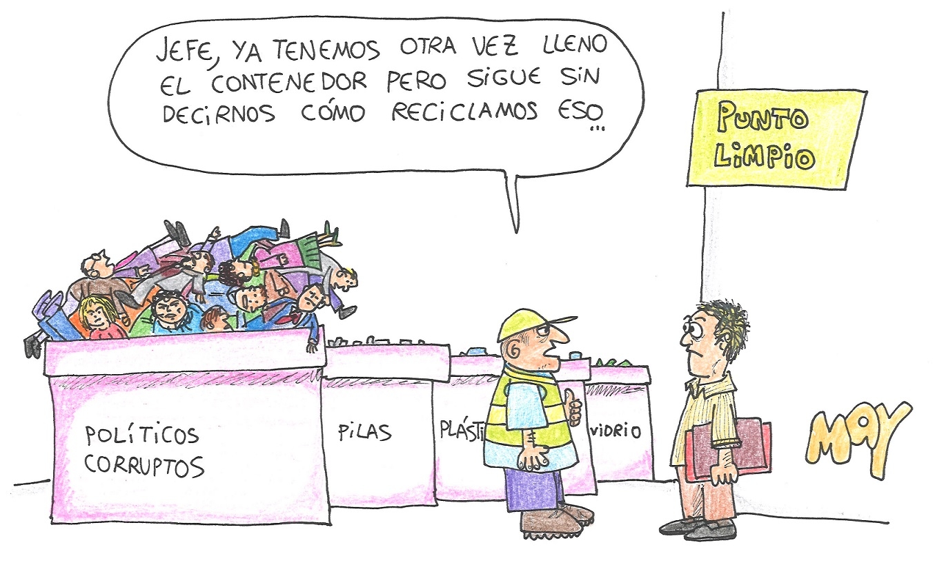 Difícil reciclaje. Por (*) May
