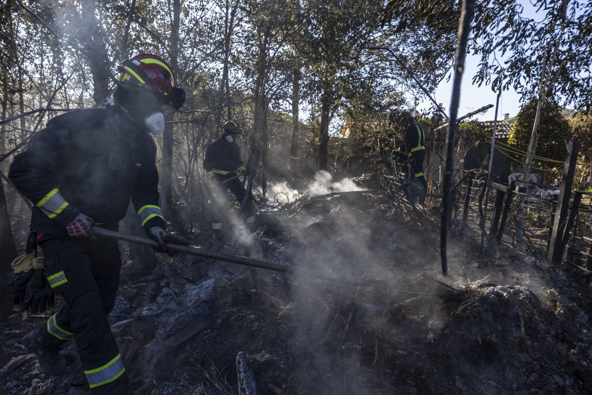 De brand in Méntrida (Toledo) is 100% afgesloten en er wordt toezicht gehouden op mogelijke heropflakkering.