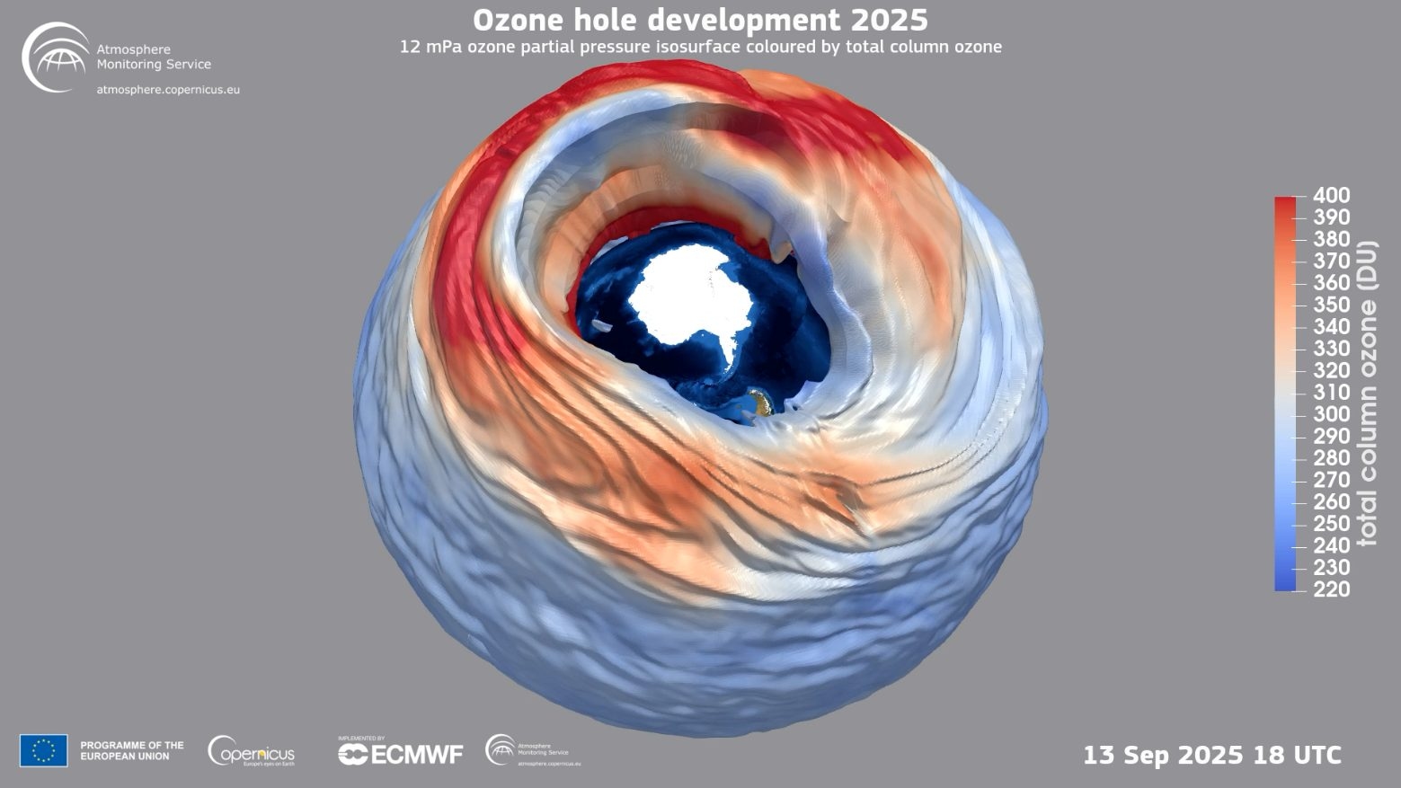 Copernicus advierte de la aparición temprana del agujero de la capa de ozono en 2025