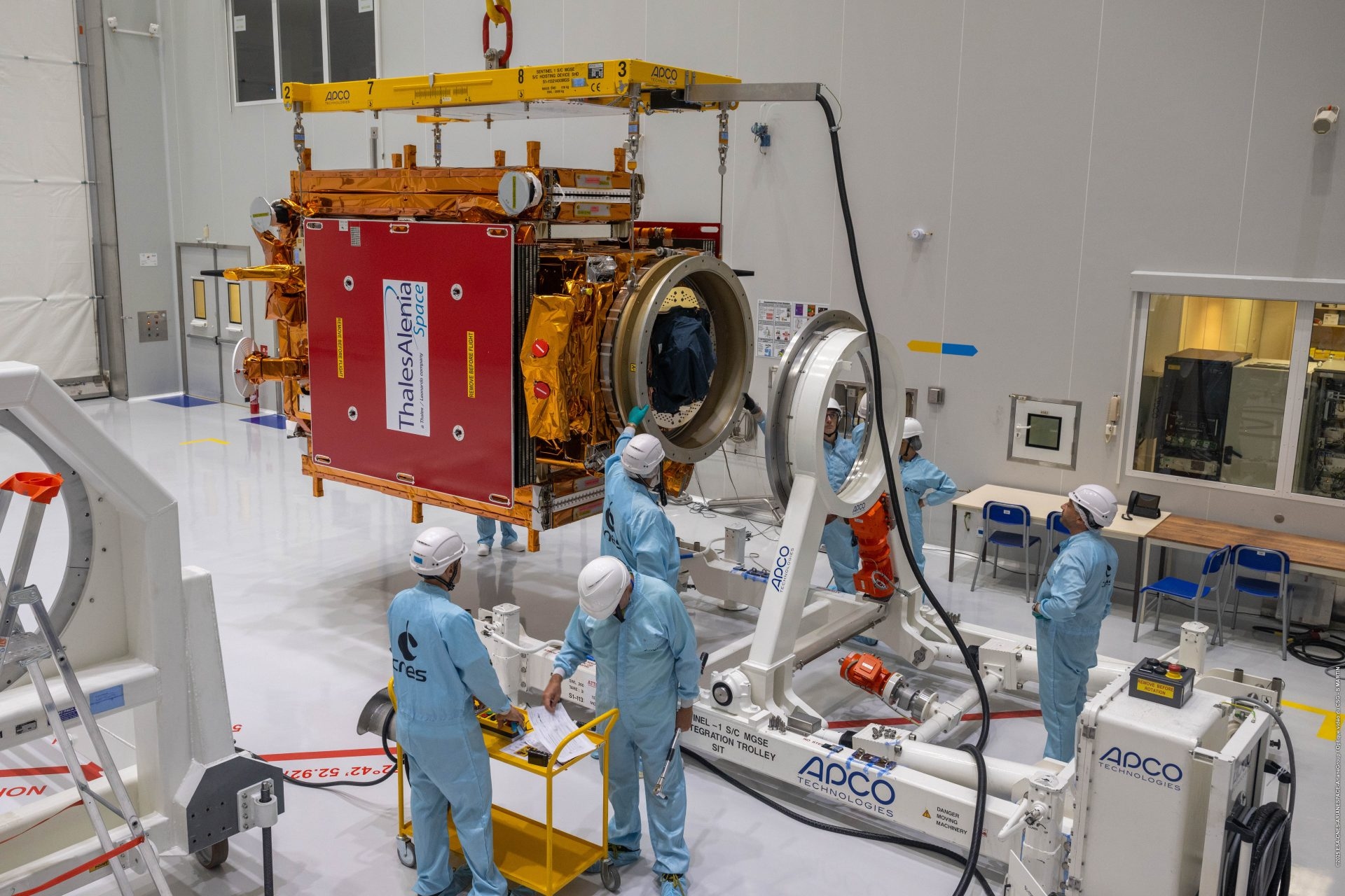 A ESA lançará o Copernicus Sentinel-1D em 4 de novembro, a partir da Guiana Francesa.