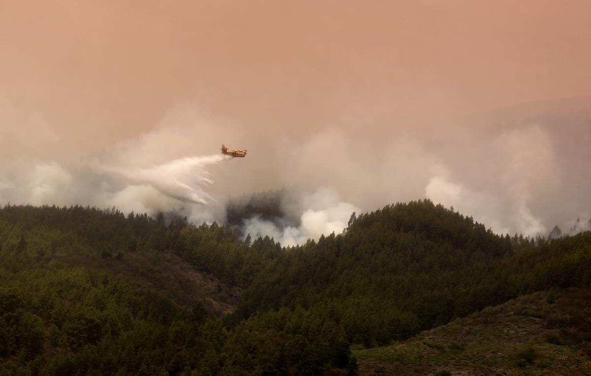 Incendios en España: Dos muertos y 14.000 personas confinadas en plena ola de calor