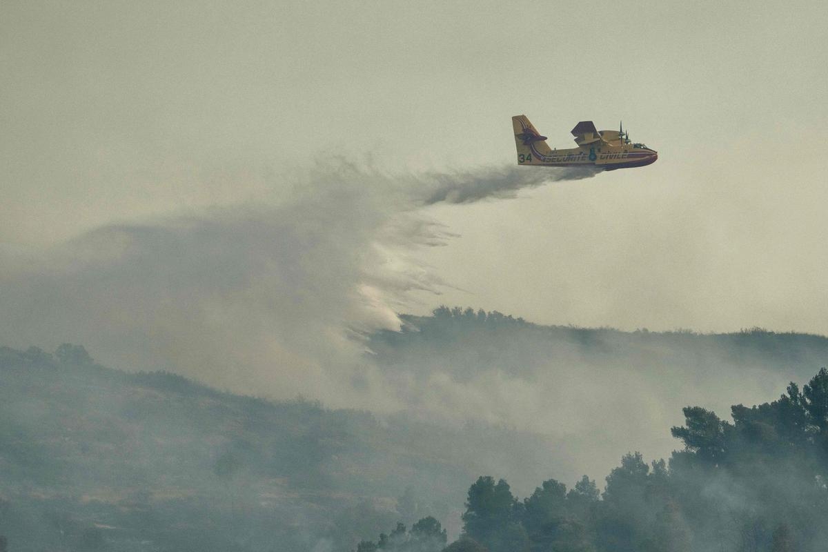 Fire in Hérault: the fire is "under control" this Sunday morning, 200 firefighters remain mobilized