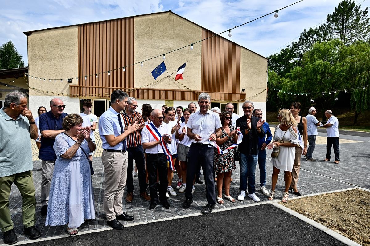 Aubiac otwiera swoją strefę rekreacyjną i przeciwpowodziową