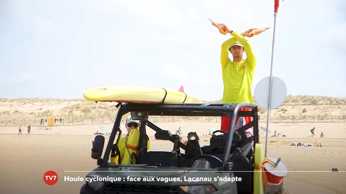 Cyclonic swell on the Atlantic coast: swimming prohibited and vigilance increased, Lacanau adapts