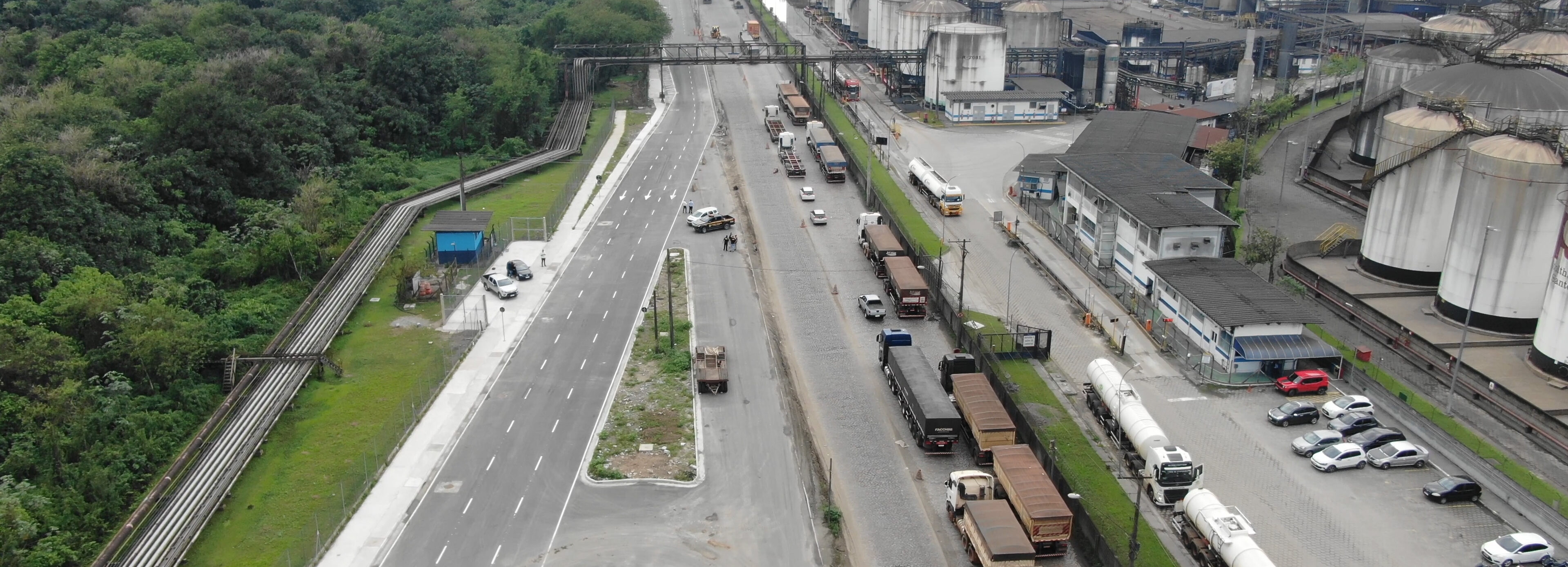 APS will begin new construction on the perimeter of the Port of Santos