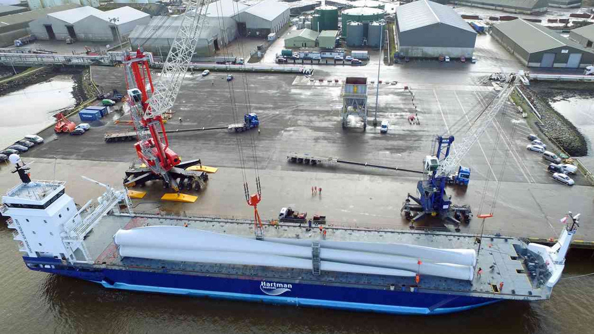 Häfen sind das Rückgrat der europäischen Windenergie.