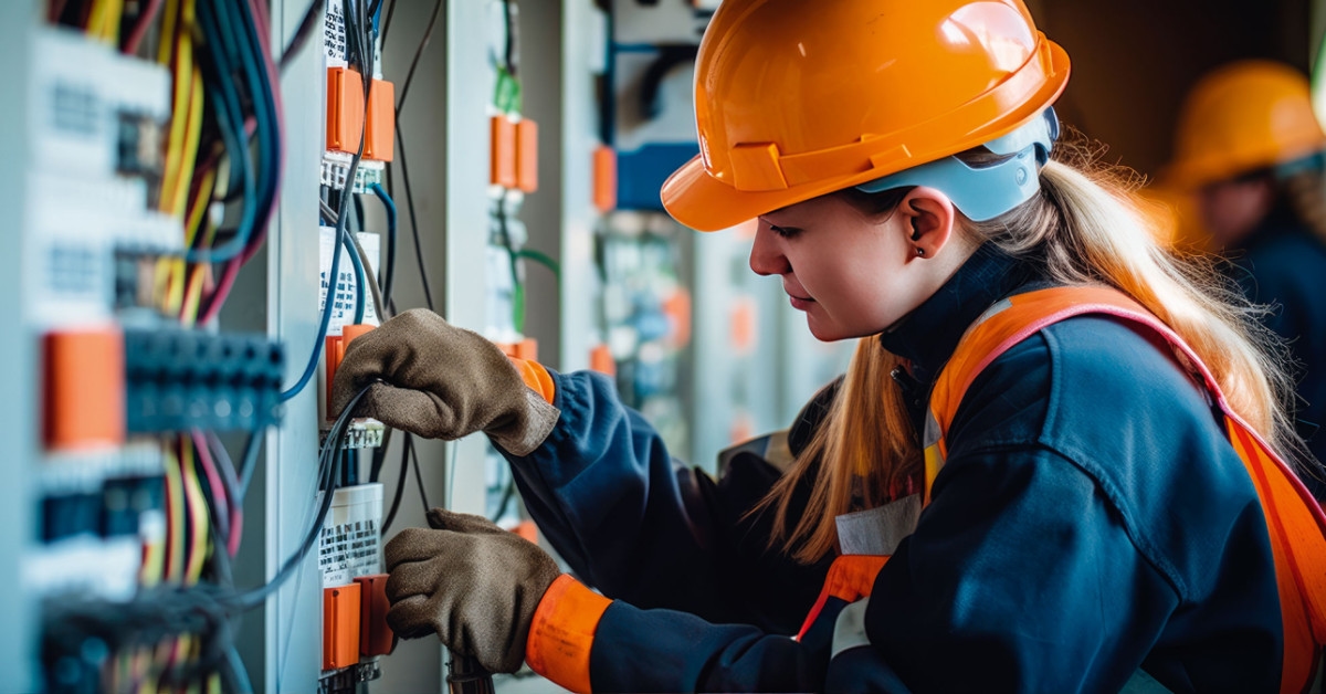 Frauen im Elektrohandwerk