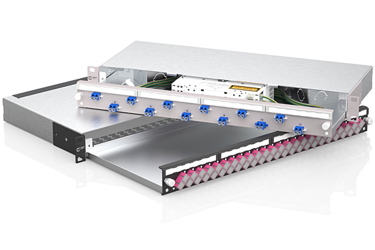 Platzsparende Patchfelder für 19-Zoll-Schränke