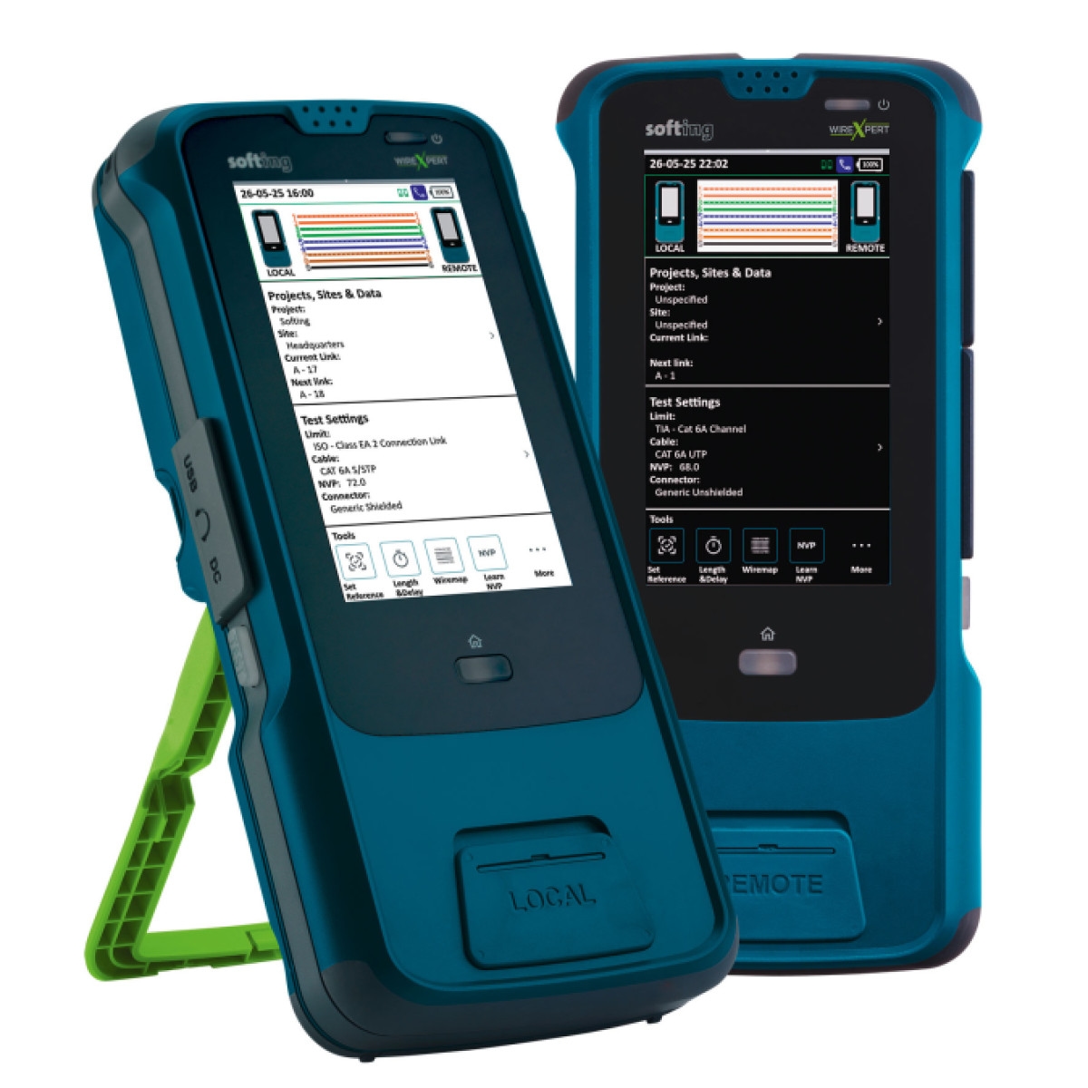 Time-saving acceptance measurement of IT cabling
