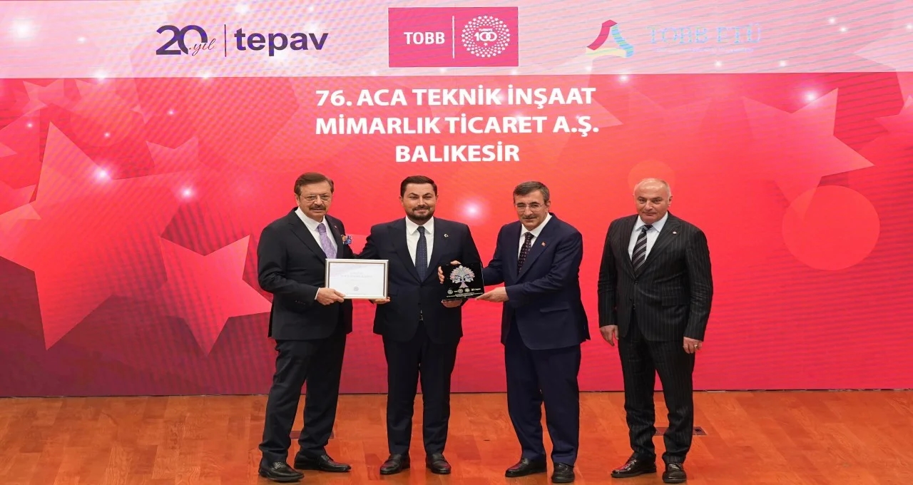 Firma ACA Teknik İnşaat po raz drugi z rzędu znalazła się na liście „Türkiye 100”