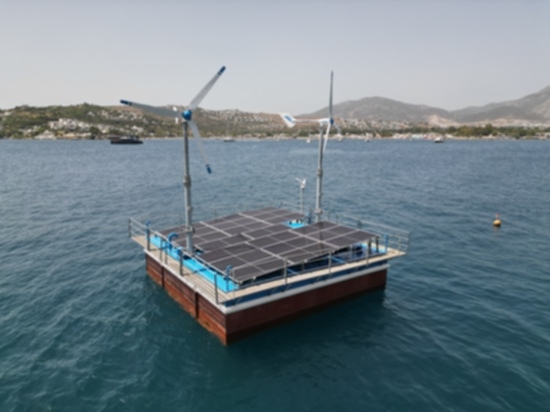 El municipio de Bodrum purifica el agua del mar con sol y viento