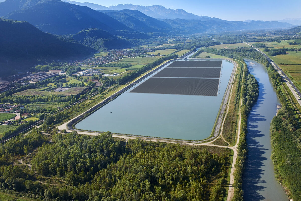 EDF baut Frankreichs leistungsstärkstes schwimmendes Solarkraftwerk auf einem Wasserkraftwerk in Isère