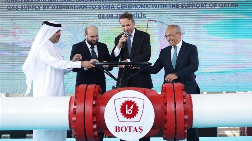 Comienzan las exportaciones de gas de Azerbaiyán a Siria a través de Turquía