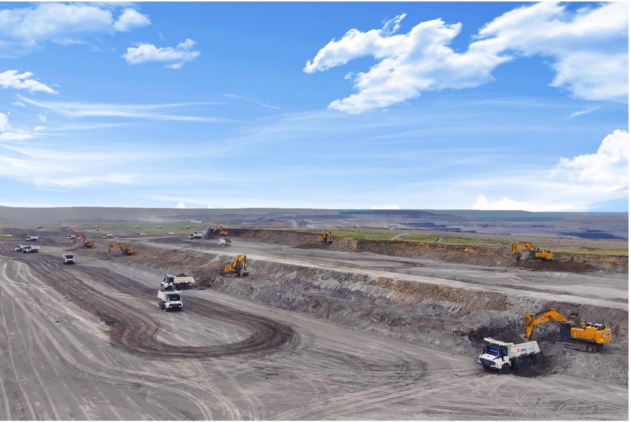 World’s First Fleet of 100 5G-A Autonomous Electric Mining Trucks Launched at Yimin Mine