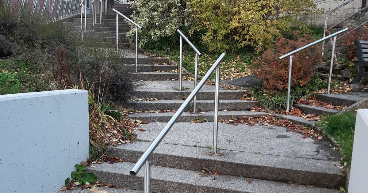 Maîche. Una singular red peatonal que conecta la ciudad alta con la ciudad baja.