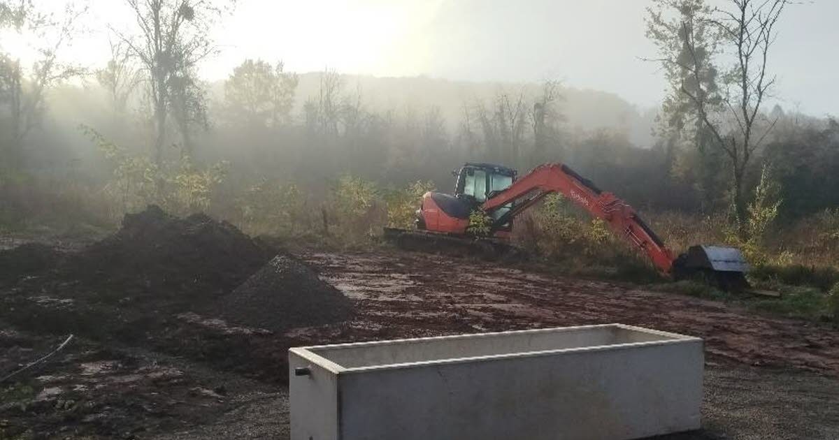 Veckring. Ein neues Wasserspiel im Touristental