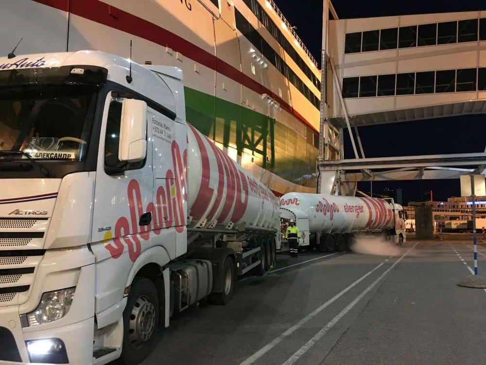 Elenger alimenta el MyStar de Tallink con bio-GNL.