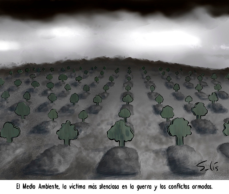 Another victim of war. By Víctor Solís (@Visoor)