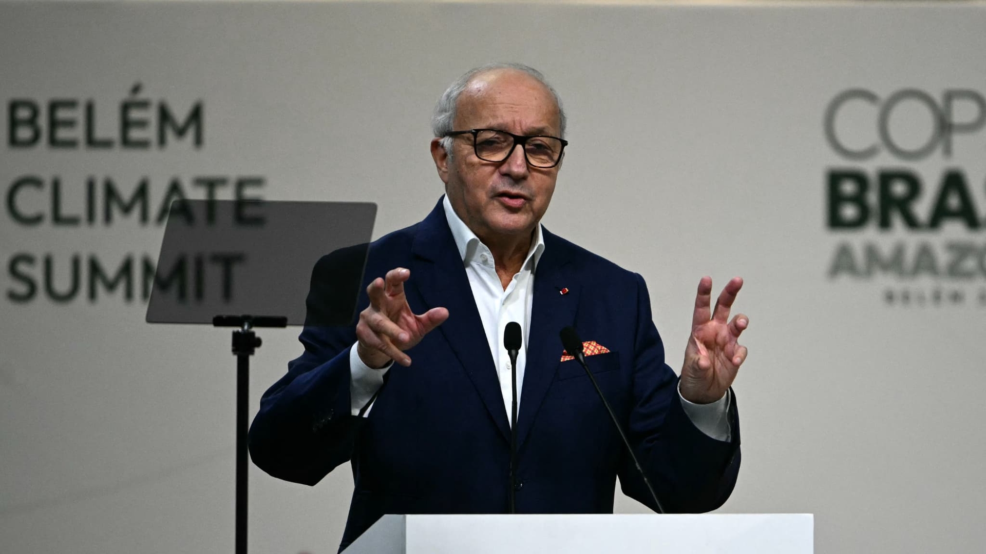 Laurent Fabius, à propos de la COP30: "Il y a des responsables qui sont fortement coupables"