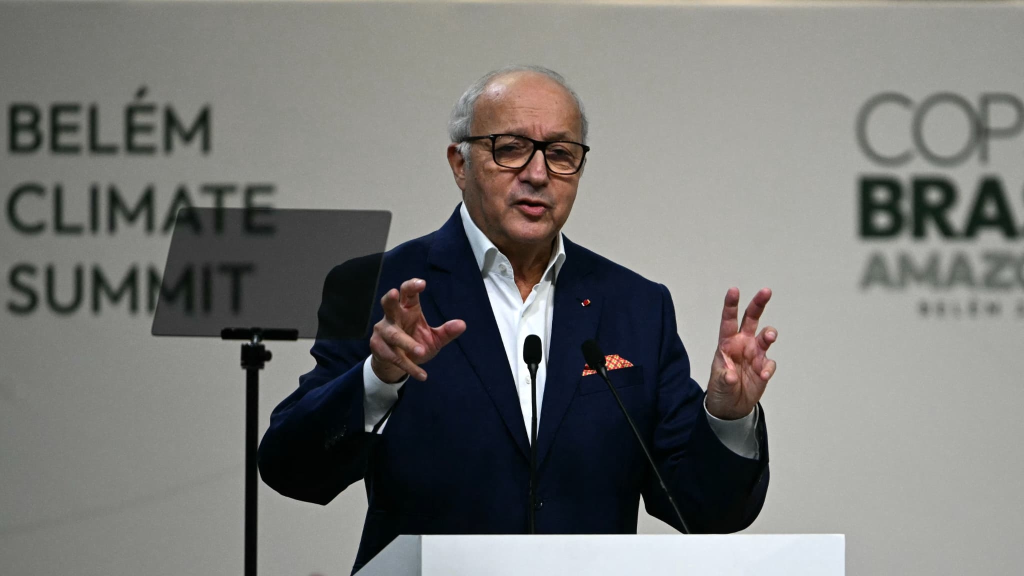Laurent Fabius, à propos de la COP30: "Il y a des responsables qui sont fortement coupables"