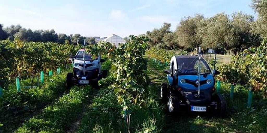 Un veicolo elettrico commerciale automatizzato per il monitoraggio delle colture