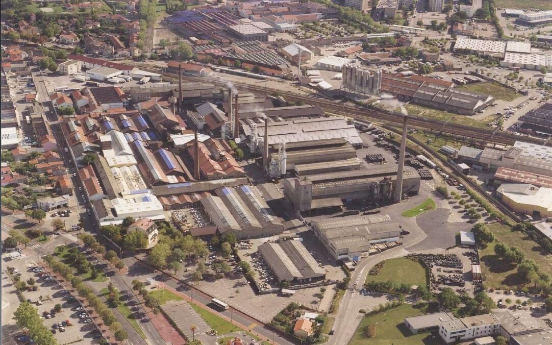A heat sensor installed at the Tokai Cobex factory in Vénissieux